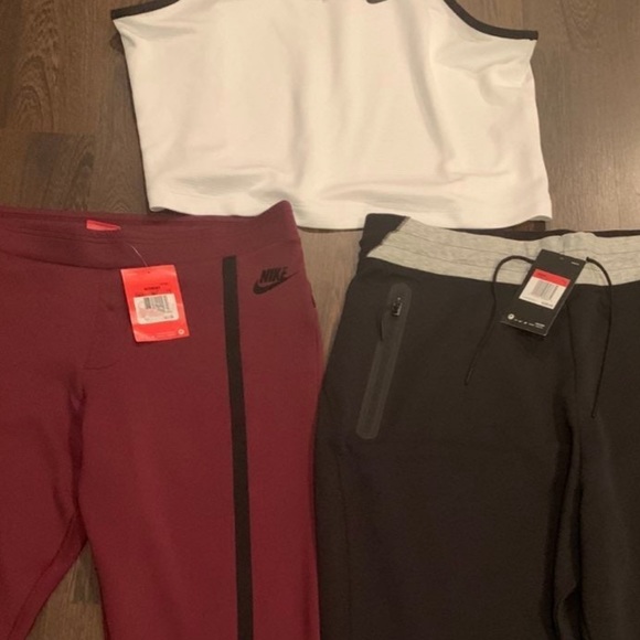 Nike sportswear tech, bonded tights zipped pocket, capris, tech tank top - Picture 2 of 10